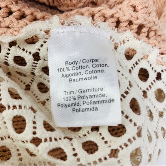 SOLD Anthro Moth Madeira Eyelet Back pull - Picture 7 of 8